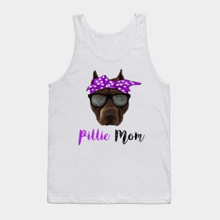 Pittie Mom, Pitbull Lover Tank Top